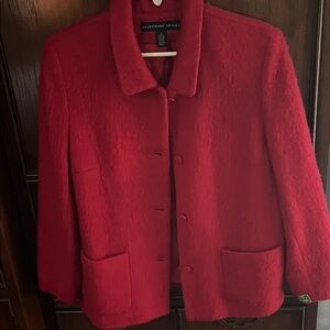 Josephine Chaus Vibrant Red Blazer